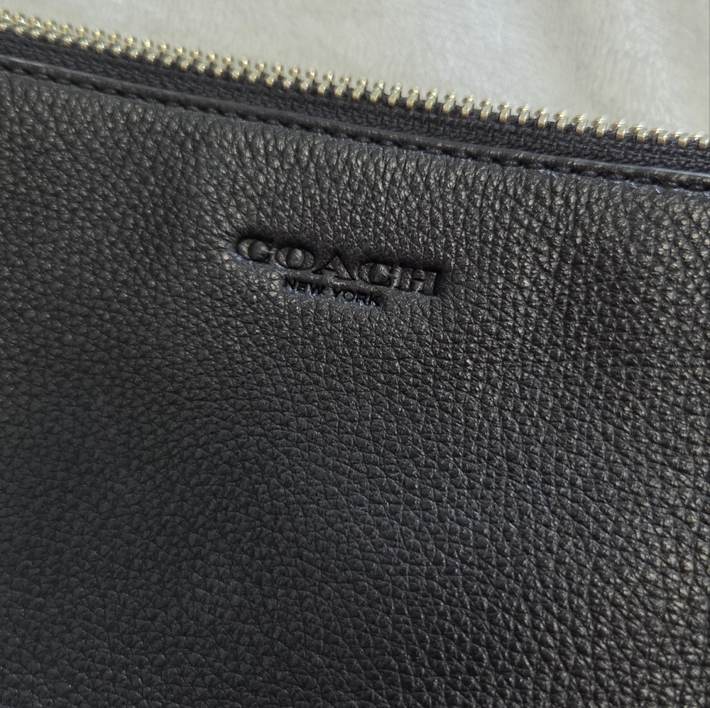 Coach Black Pebble Crossbody - Picture 2 of 8